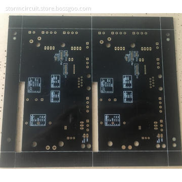 FR4 0.8mm black solder ENIG PCB
